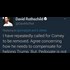 Oh Really David Rothschild? Tell me more about how fake pedogate is...